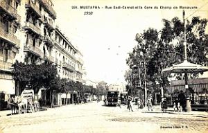 2751- Alger-Mustapha - Rue Sadi-Carnot et Gare - 1910